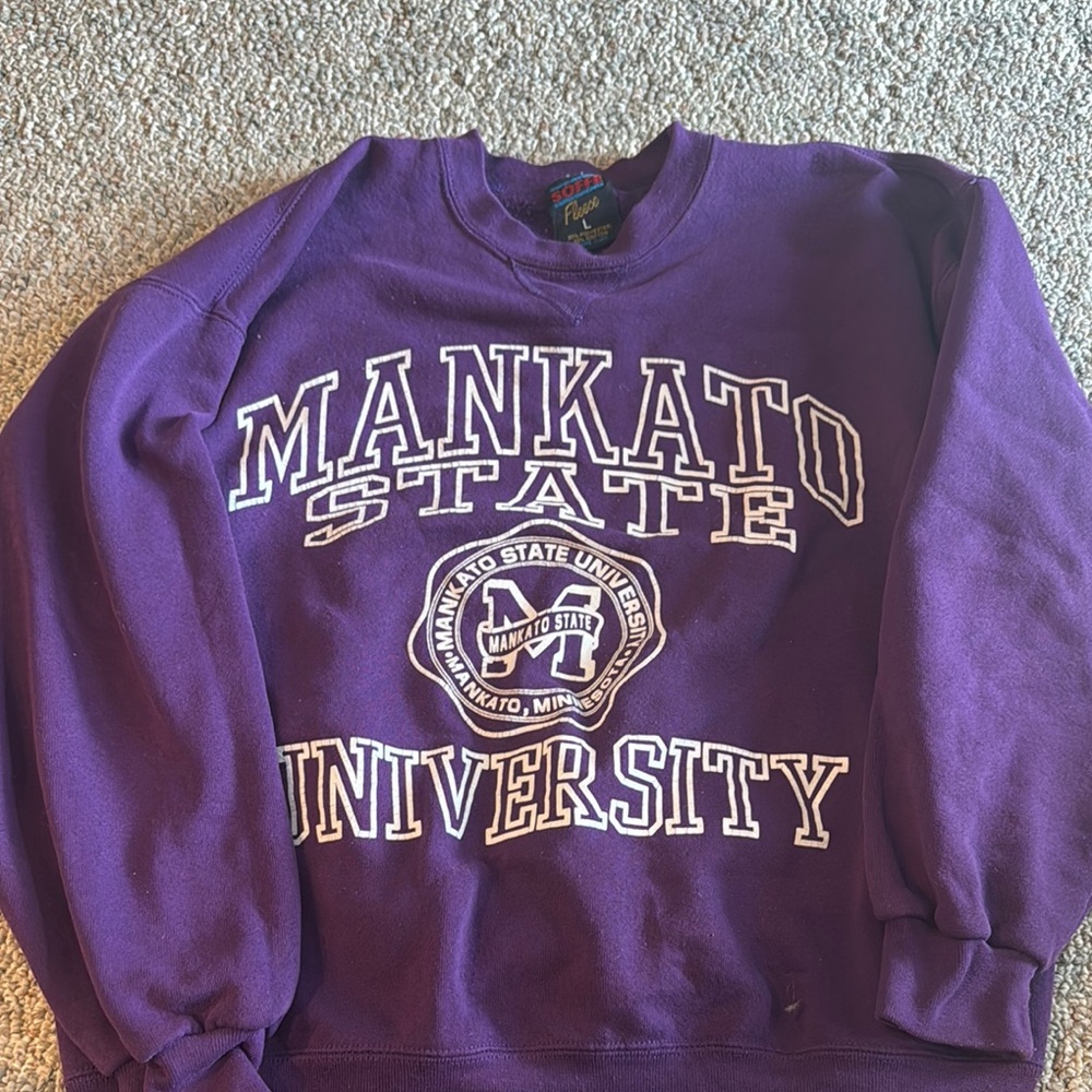 Purple Mankato State University Sweatshirt